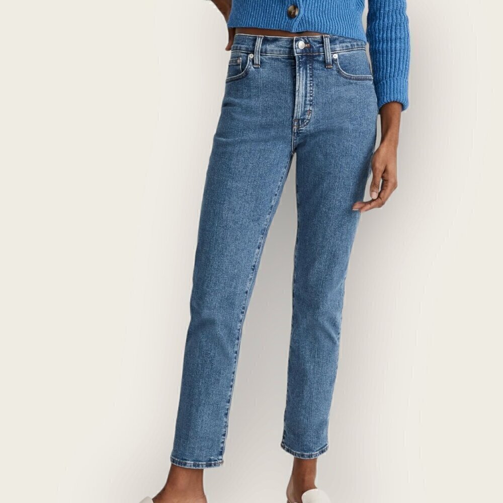 Madewell Mid Rise Perfect Vintage Jeans Medium Wash